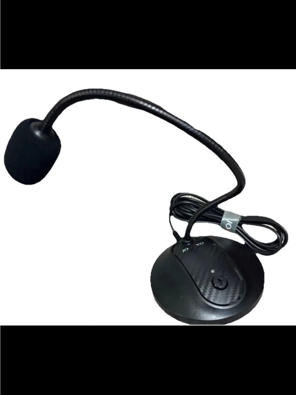 Universal Black USB Gooseneck Desktop Microphone with Mute Control